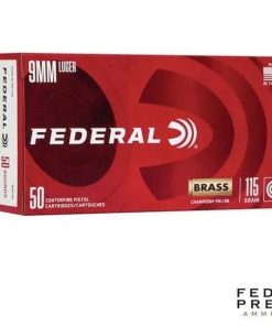 Federal Champion Brass 9mm 115gr. FMJ 1000rds
