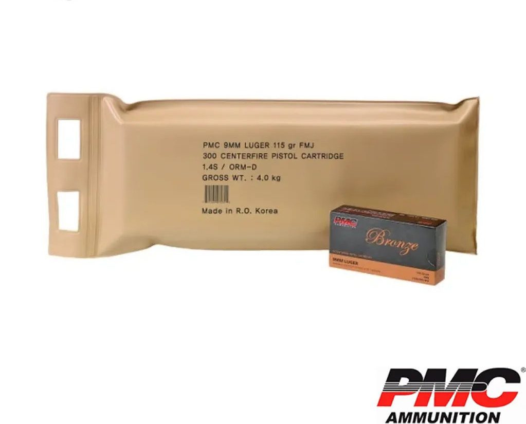 PMC 9mm 115gr. 900rds Battle Pack