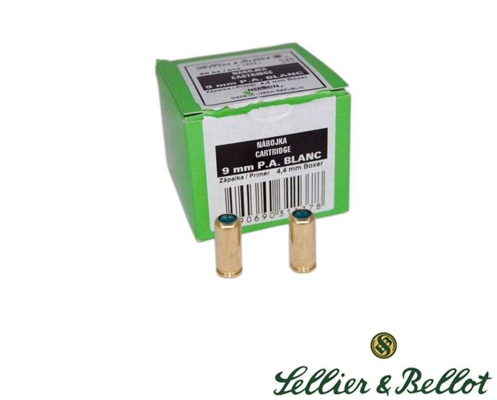 Sellier & Bellot 9mm P.A. Blanks 50rds