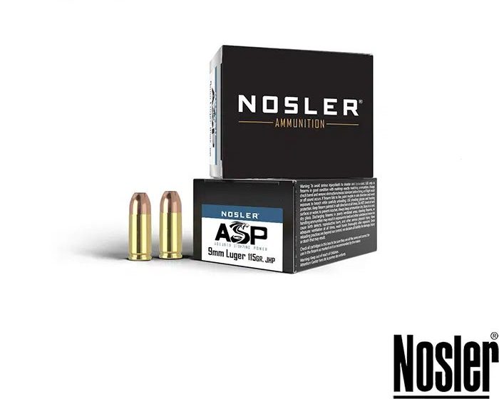 Nosler Match Grade 9mm 115gr. JHP 20rds