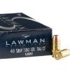 Clean-Fire Ammo by Speer .40 S&W  - 180gr TMJ 1000rds
