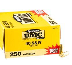 Remington .40 S&W - 165gr MC (250rds & 1000rds)
