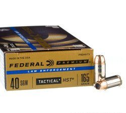 Federal Premium.40 S&W 165gr JHP HST 1000rds