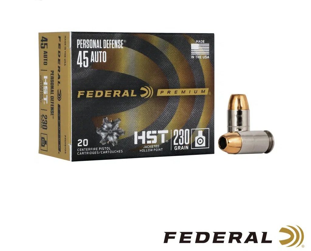 Federal Premium Defense .45 AUTO 230gr. HST 20rds