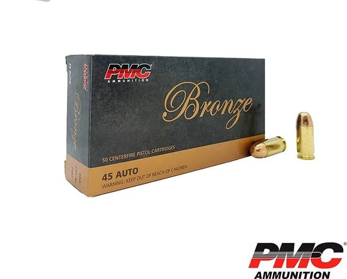 PMC Bronze .45 ACP 230gr. FMJ (50rds & 1000rds)