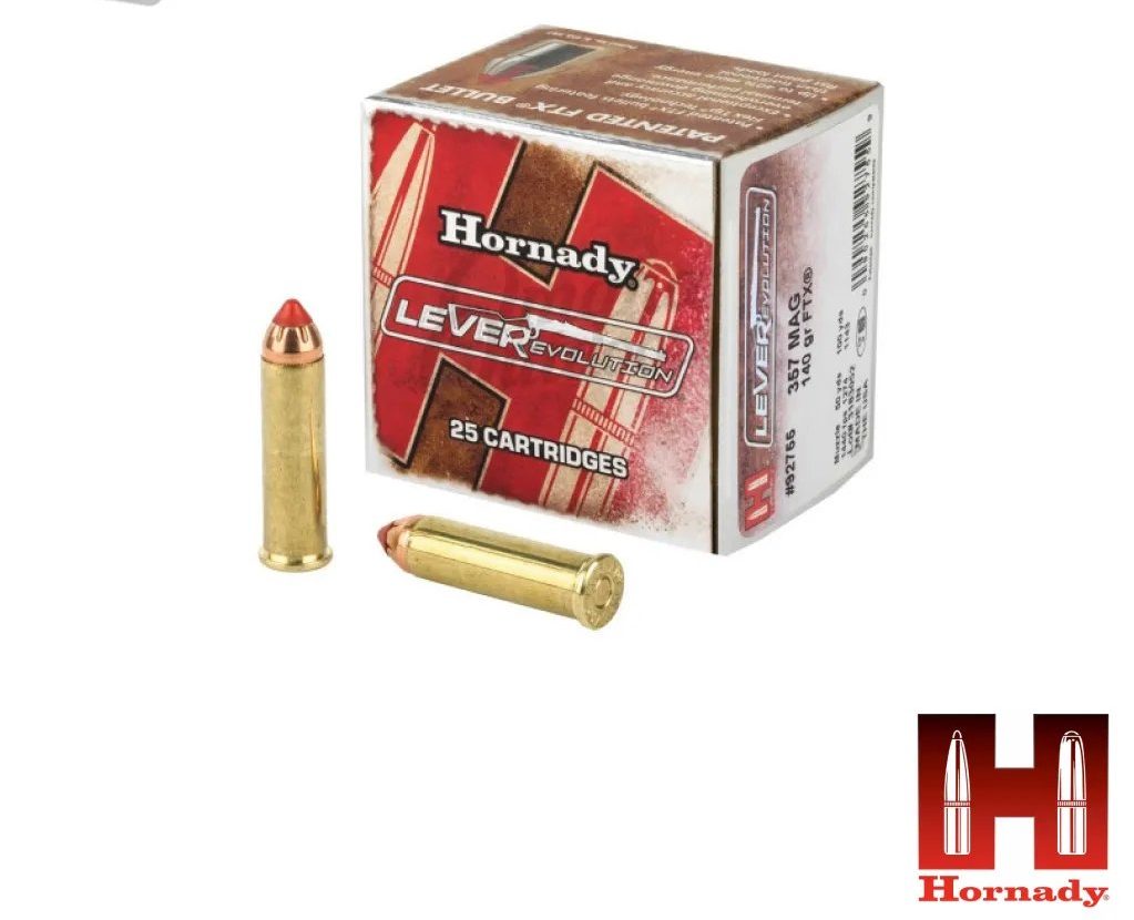 Hornady LEVERevolution .357 Mag 140gr. FTX (25rds & 250rds)