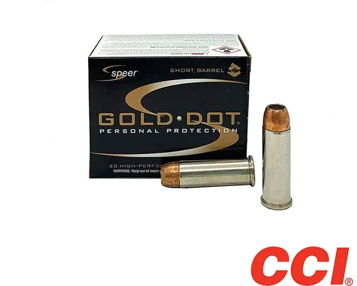 CCI Speer Gold Dot .44 Mag 200gr. GDHP (20rds, 200rds & 500rds)