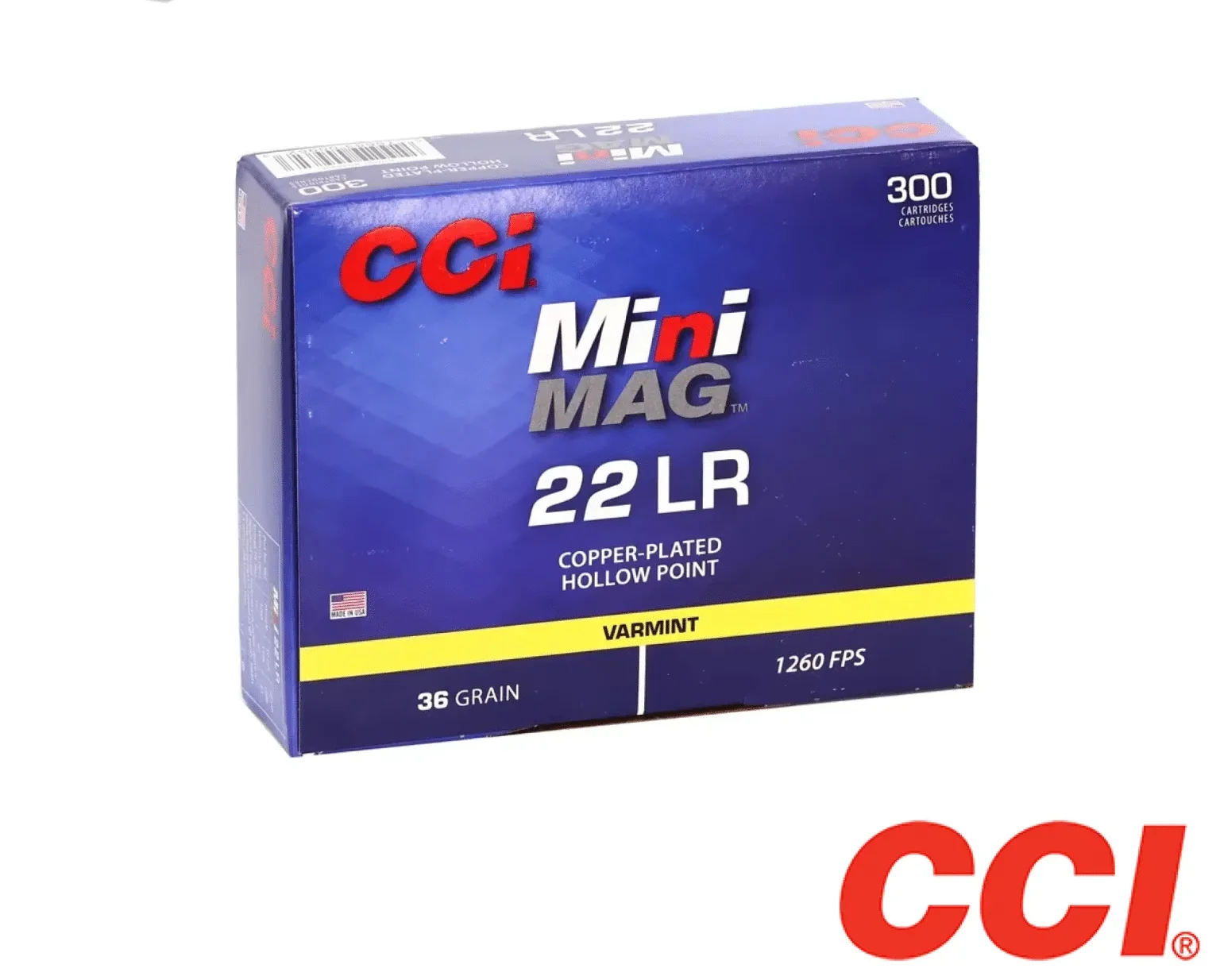 CCI Mini-Mag Troy Landry Special Edition .22LR 36gr. CPHP (300rds & 3000rds)