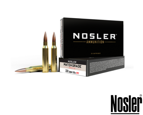 Nosler Match Grade .338 Lapua Mag 300gr. Competition HPBT 20rds